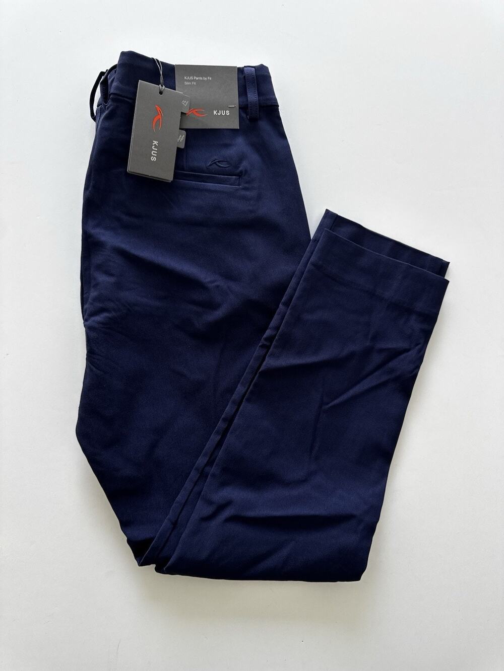 Kjus Slim Fit Womens Ikala 7/8 Treggings Pants Blue Size 40 Us/10